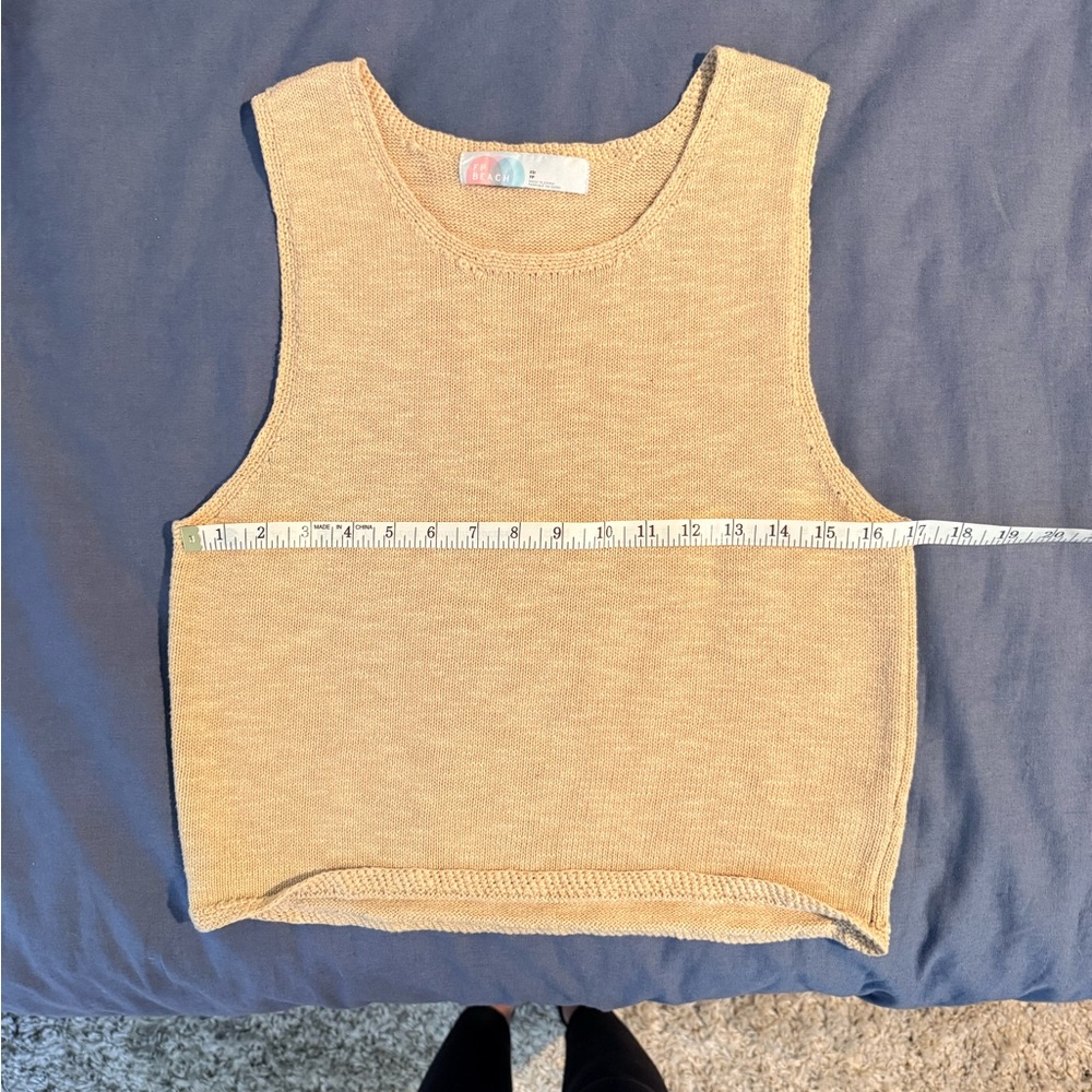 Free People Beach Sleeveless Knit Top